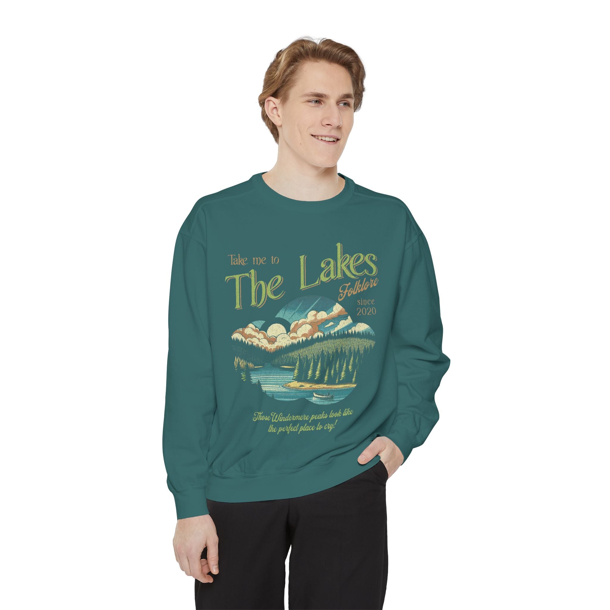 The Lakes Sweatshirt | Swift Crewneck | Vintage Retro Folklore | Era Music Lyrics | Gift for Fan | Oversized Unisex Comfort Colors