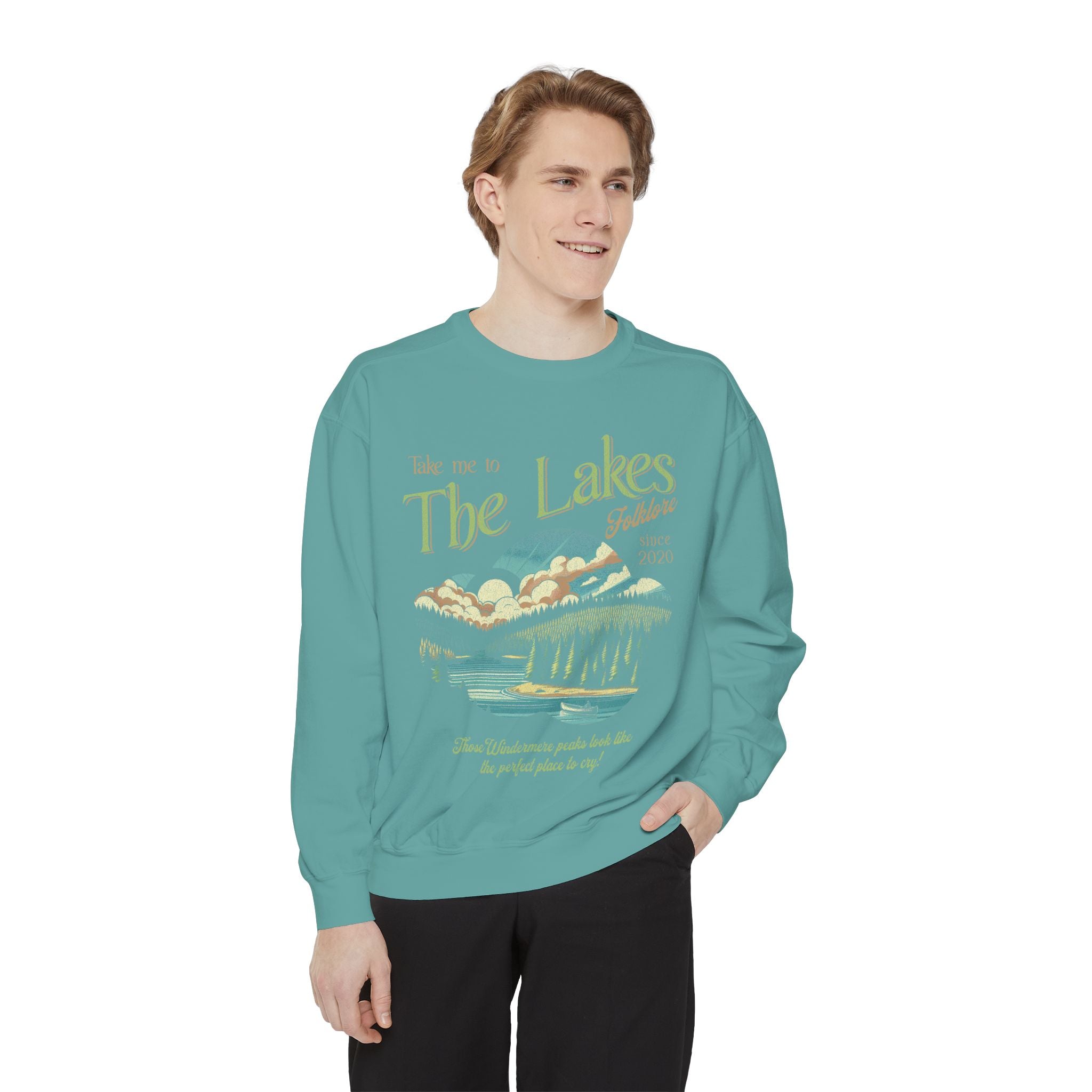 The Lakes Sweatshirt | Swift Crewneck | Vintage Retro Folklore | Era Music Lyrics | Gift for Fan | Oversized Unisex Comfort Colors