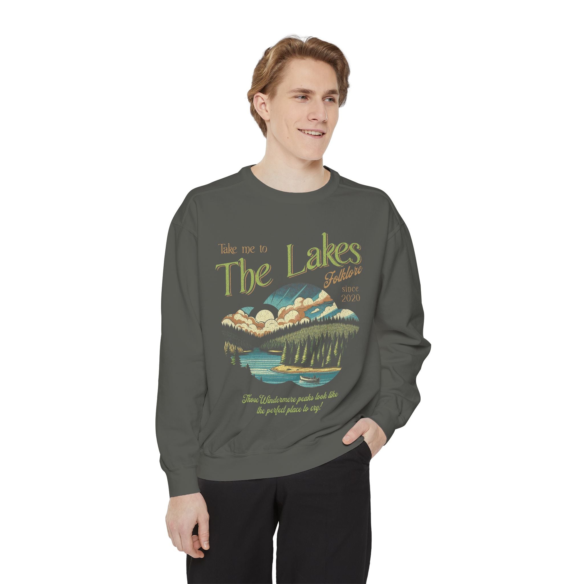 The Lakes Sweatshirt | Swift Crewneck | Vintage Retro Folklore | Era Music Lyrics | Gift for Fan | Oversized Unisex Comfort Colors