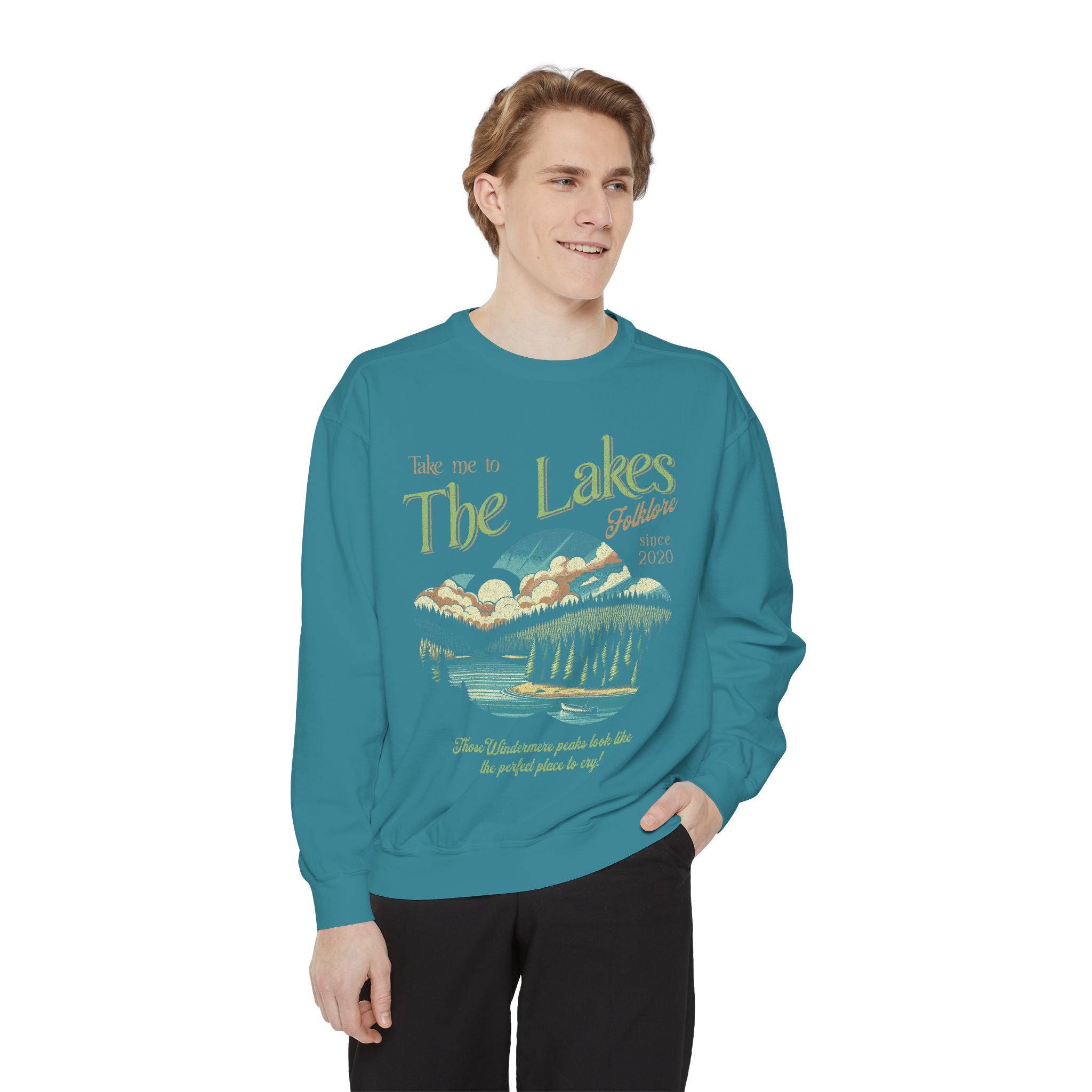 The Lakes Sweatshirt | Swift Crewneck | Vintage Retro Folklore | Era Music Lyrics | Gift for Fan | Oversized Unisex Comfort Colors