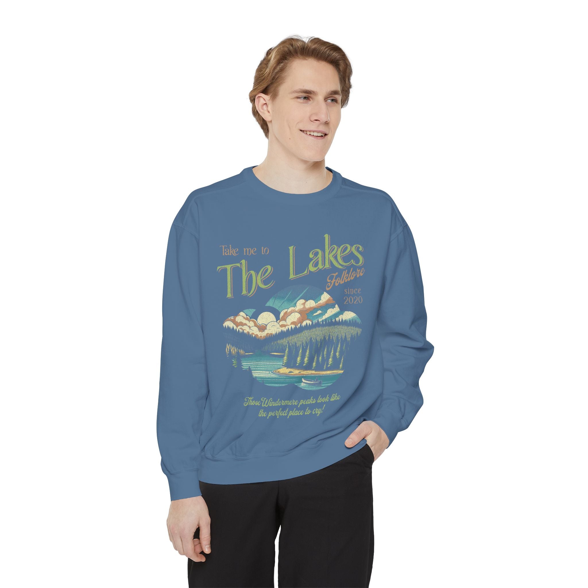 The Lakes Sweatshirt | Swift Crewneck | Vintage Retro Folklore | Era Music Lyrics | Gift for Fan | Oversized Unisex Comfort Colors