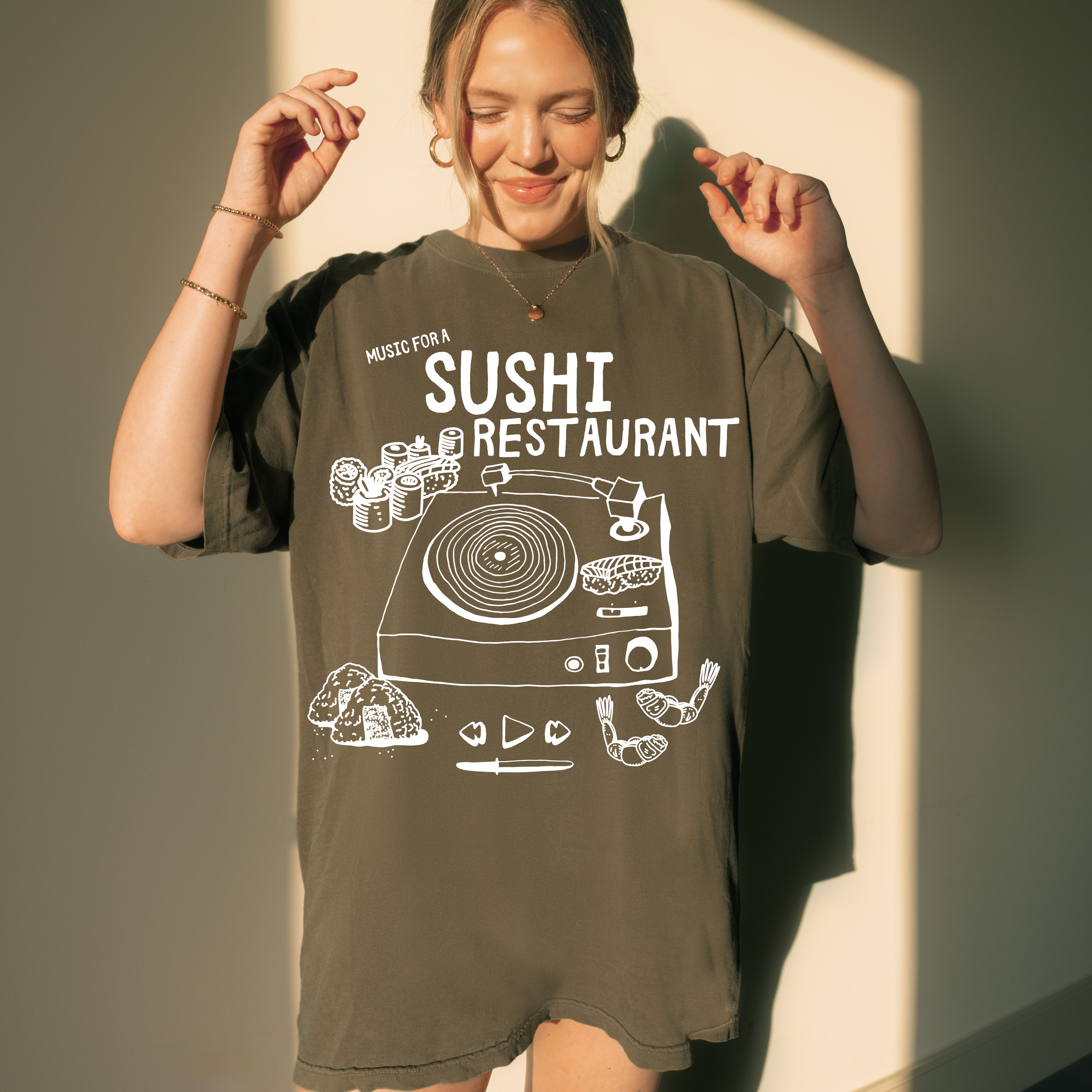 Music For A Sushi Restaurant Tshirt